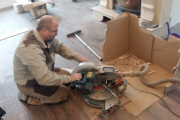 Белоснежный плинтус