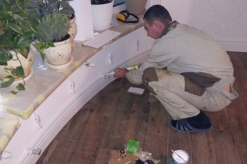 Белоснежный плинтус